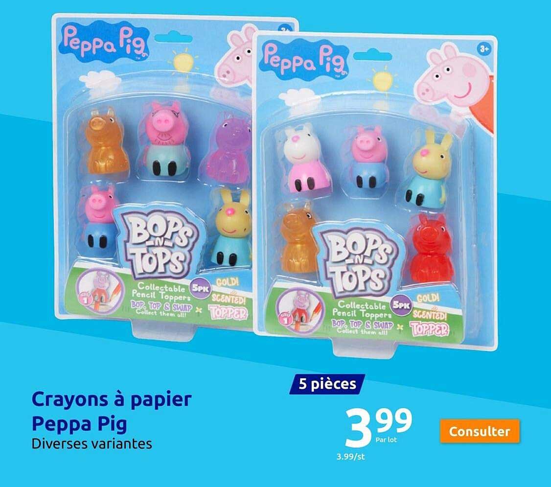 crayons à papier peppa pig