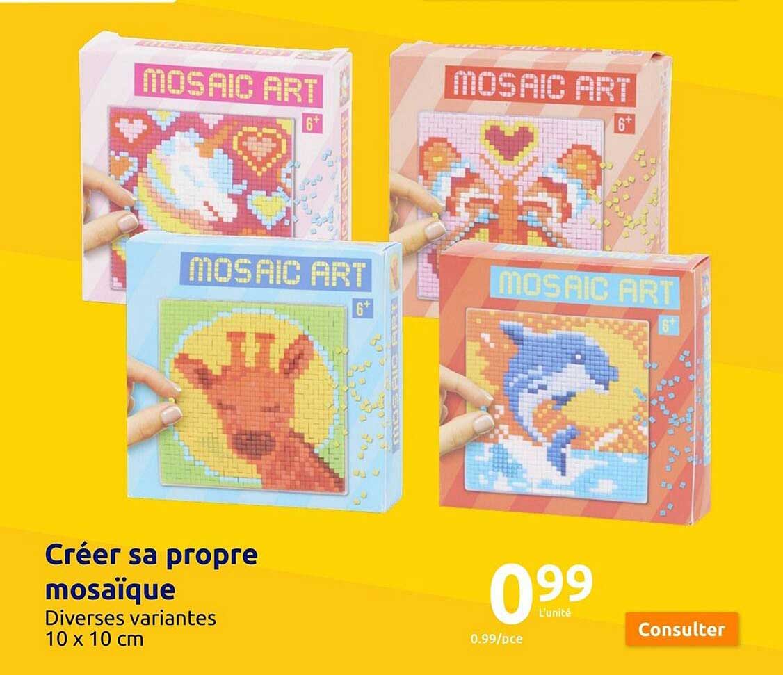 créer sa propre mosaïque
