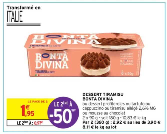 dessert tiramisu bonta divina