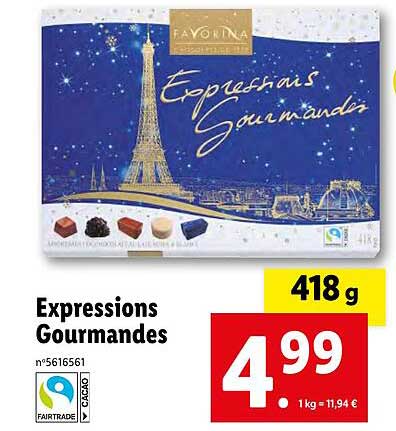 expressions gourmandes favorina