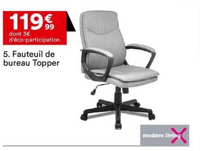 fauteuil de bueau topper
