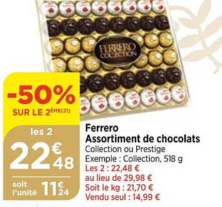 Ferrero Assortiment  De Chocolats