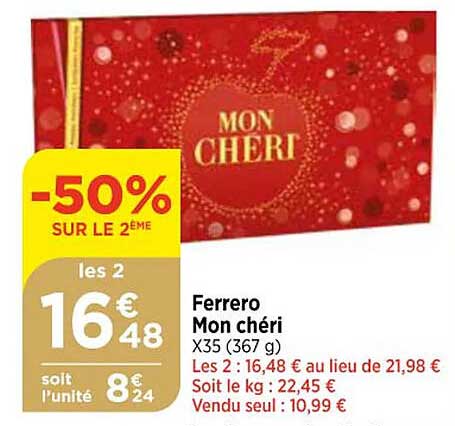 ferrero mon chéri