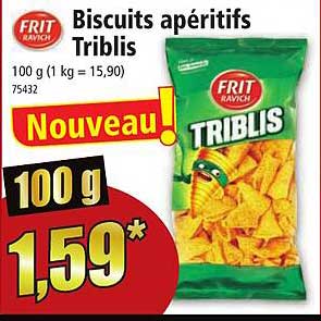 frit biscuits apéritifs triblis