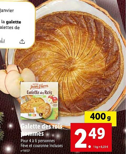 galette des rois pommes