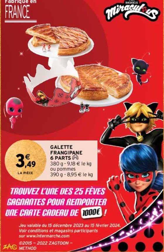 galette frangipane 6 parts