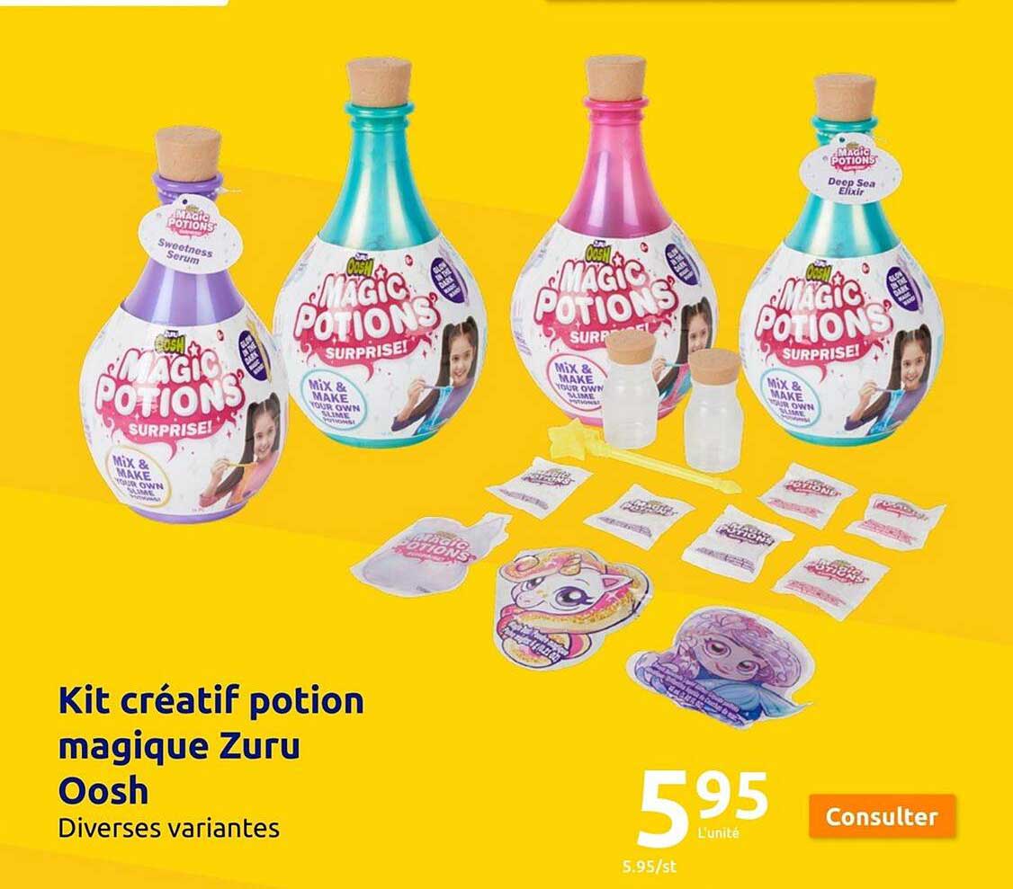 kit créatif potion magique zuru oosh