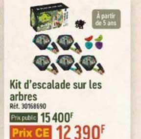 kit d'escalade sur les arbres