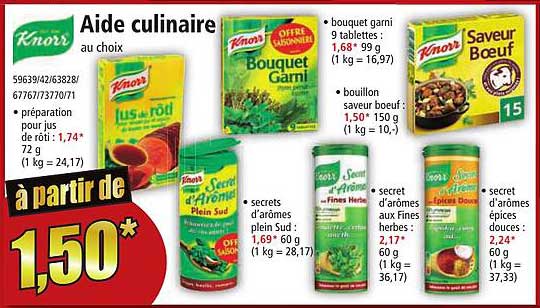 knorr aide culinaire