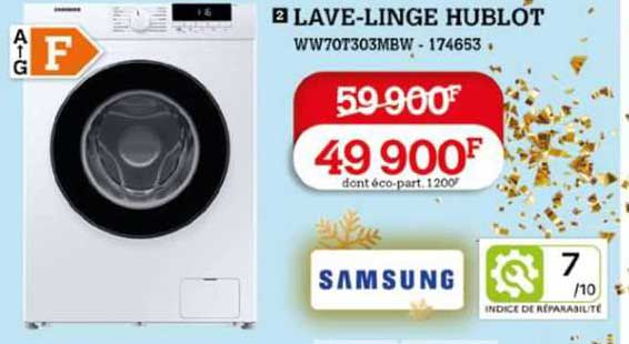 lave-linge hublot samsung