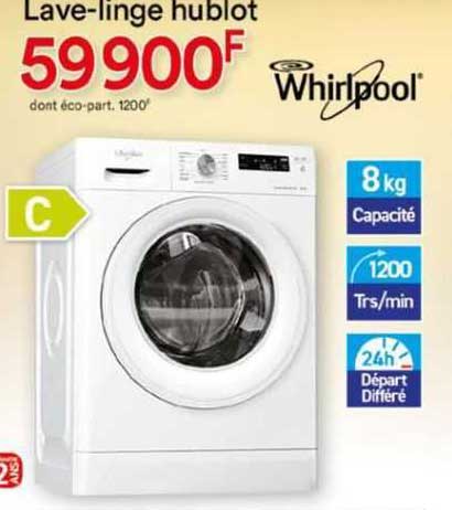 Lave-linge Hublot Whirlpool