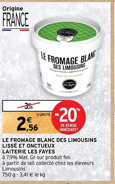 Le Fromage Blanc Des Limousins Lissé Et Onctueux Laiterie Les Fayes
