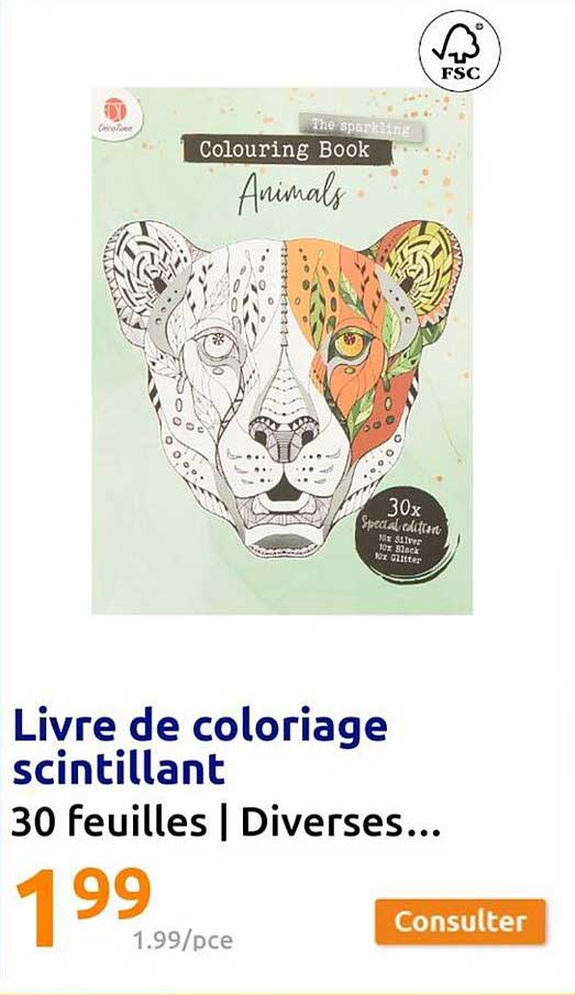 Livre De Coloriage Scintillant