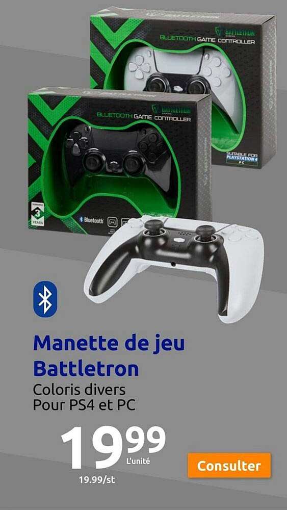 Manette De Jeu Battletron