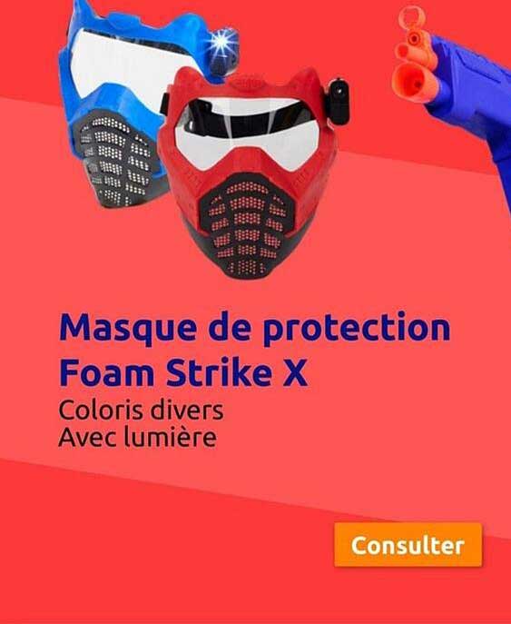 masque de protection foam strike x