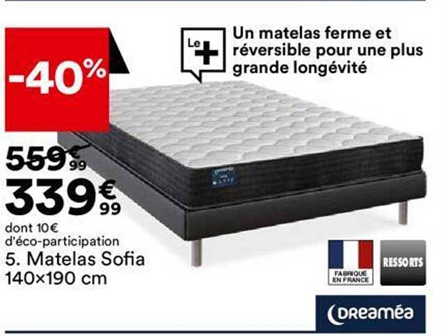 Matelas Sofia 140x190 Cm
