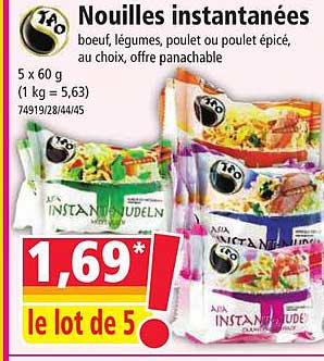 nouilles instantanées tro