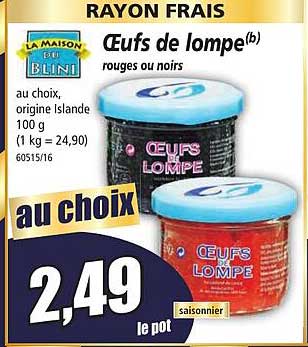 œufs de lompe la maison du blini