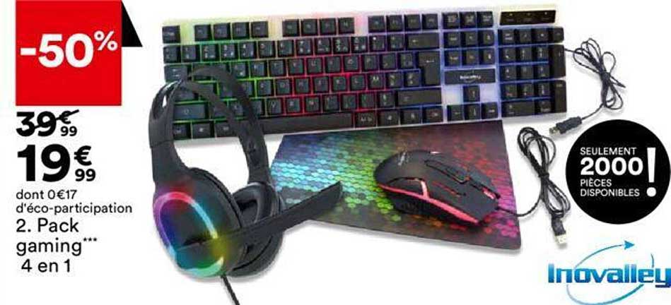 pack gaming 4 en 1 inovalley