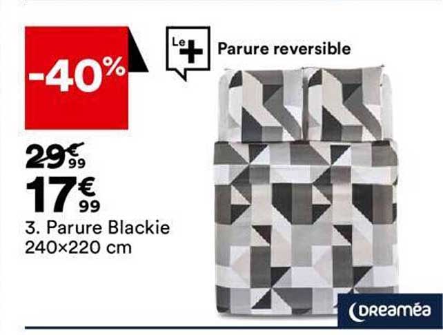 parure blackie 240 x 220 cm dreaméa