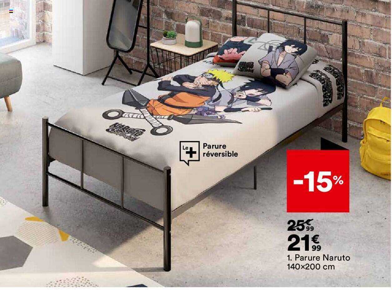parure naruto 140x200 cm