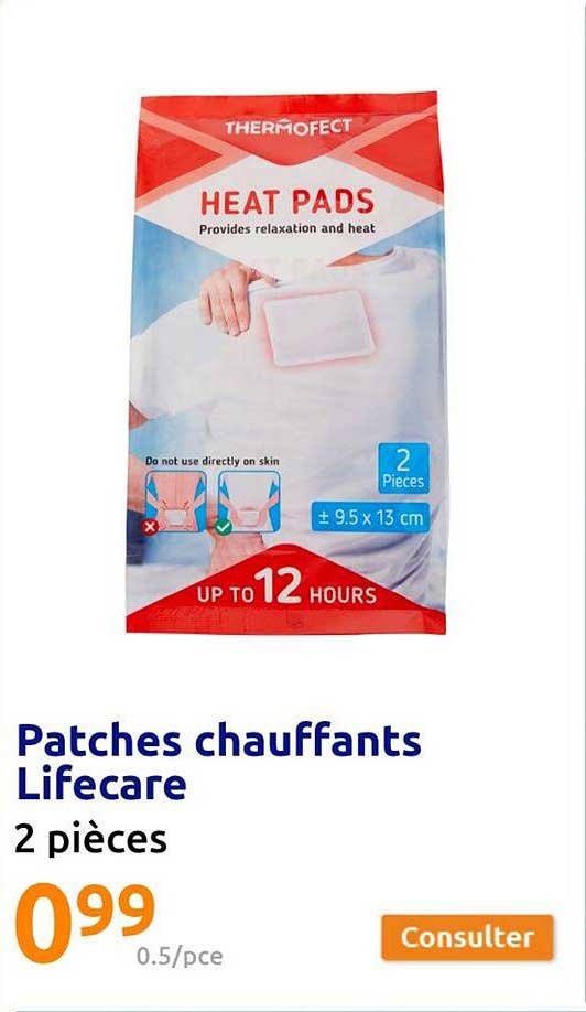 patches chauffants lifecare