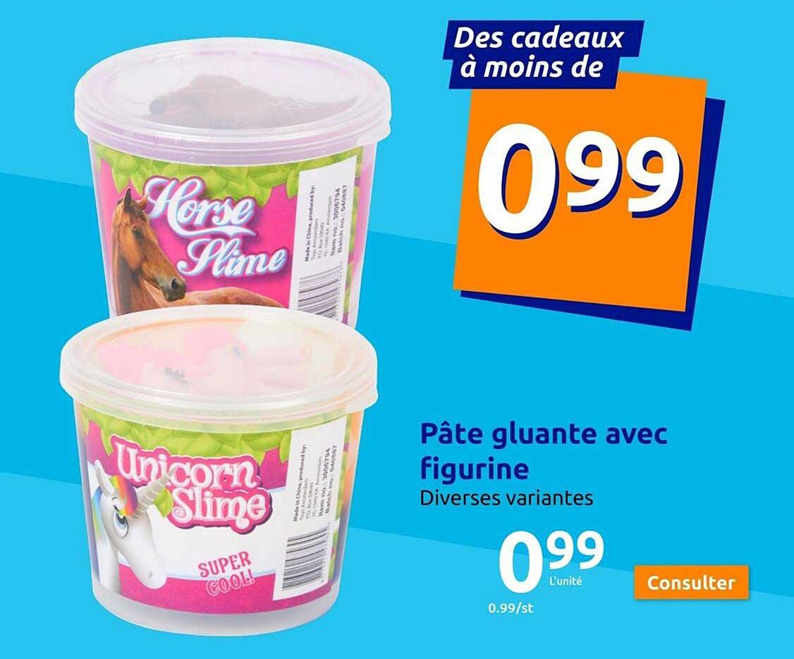 Pâte Gluante Avec Figurine