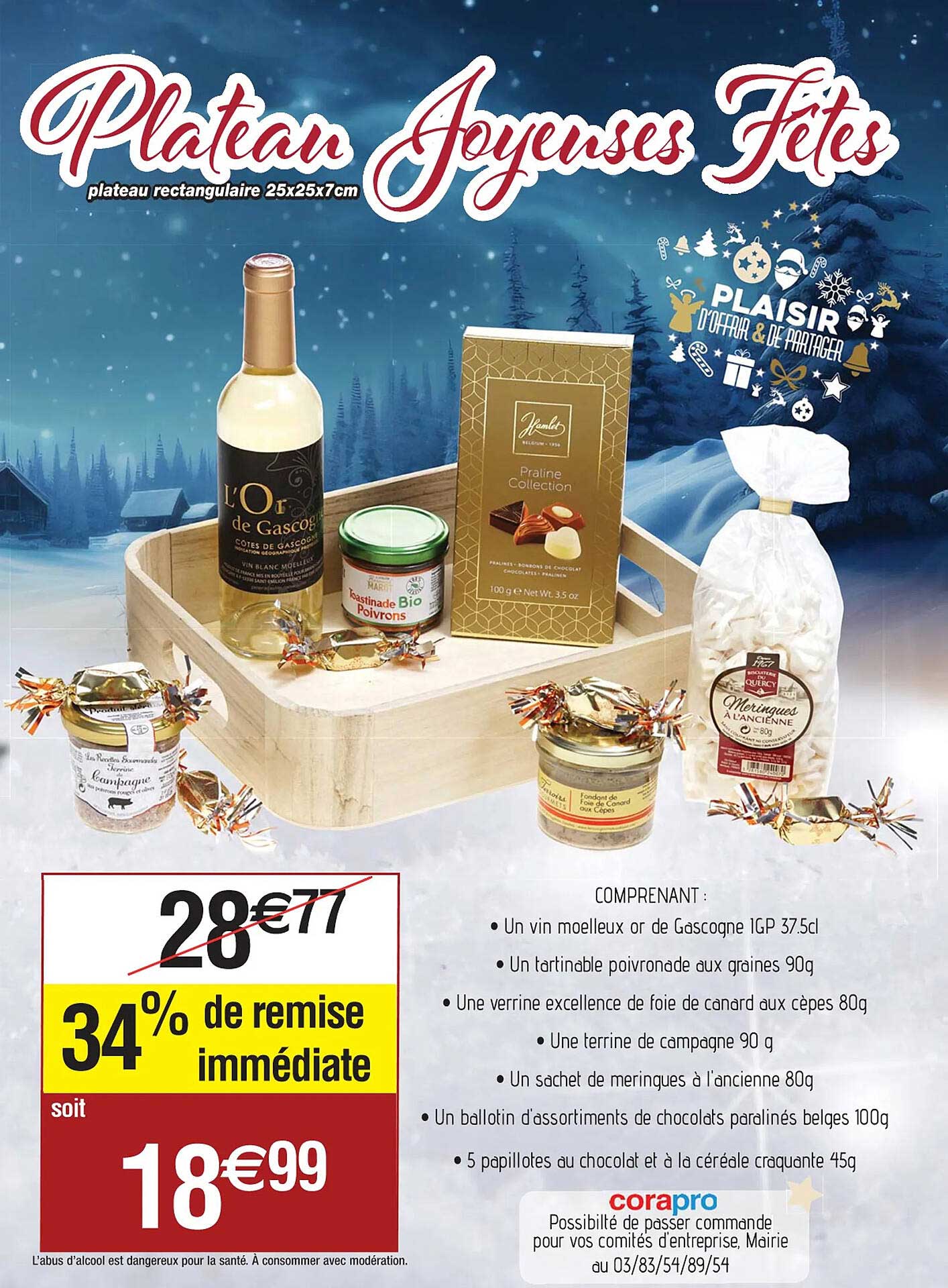 plateau joyeuses fêtes