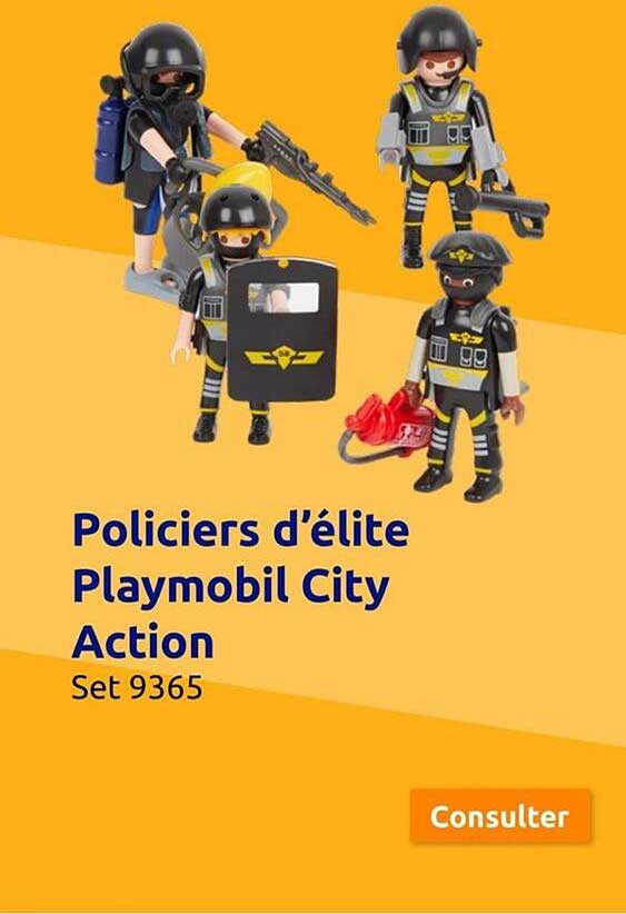 policiers d'élite playmobil city action