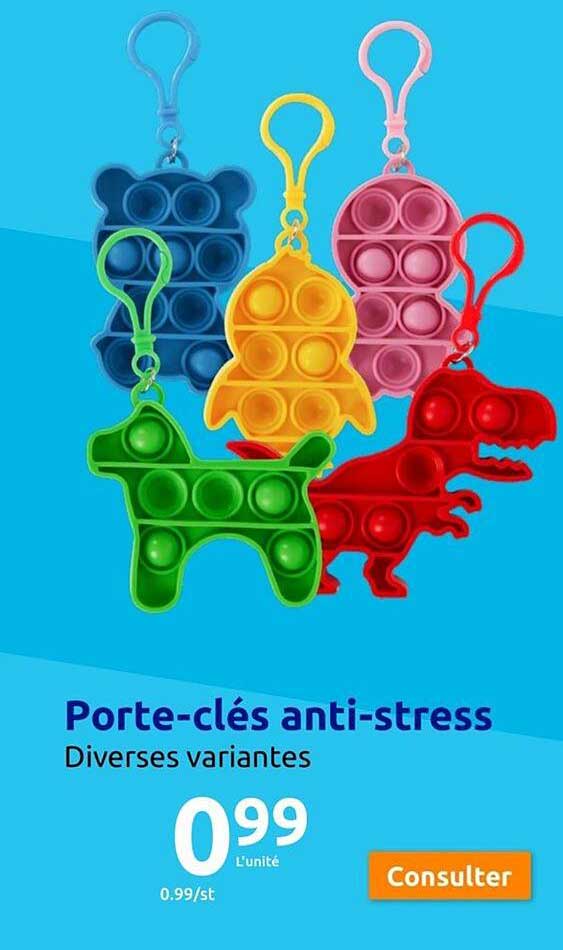 porte-clés anti-stress