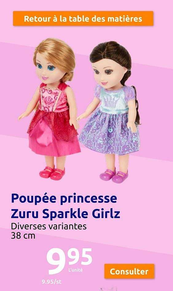 poupée princesse zuru sparkle girlz