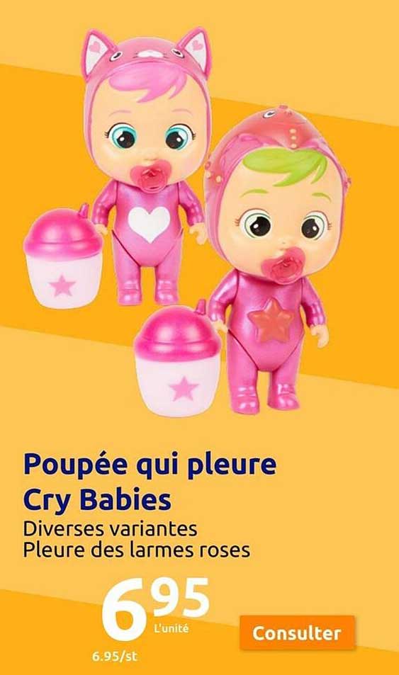 poupée qui pleure cry babies