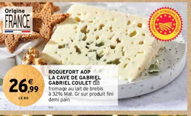 roquefort aop la cave de gabriel gabriel coulet