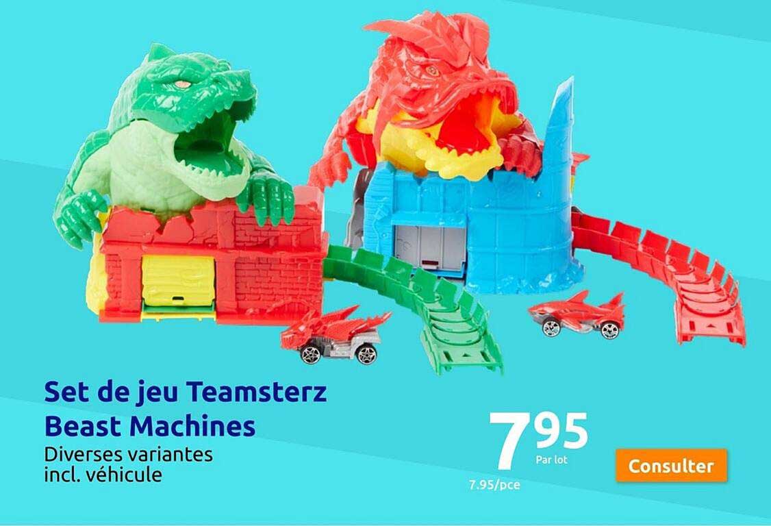 set de jeu teamsterz beast machines