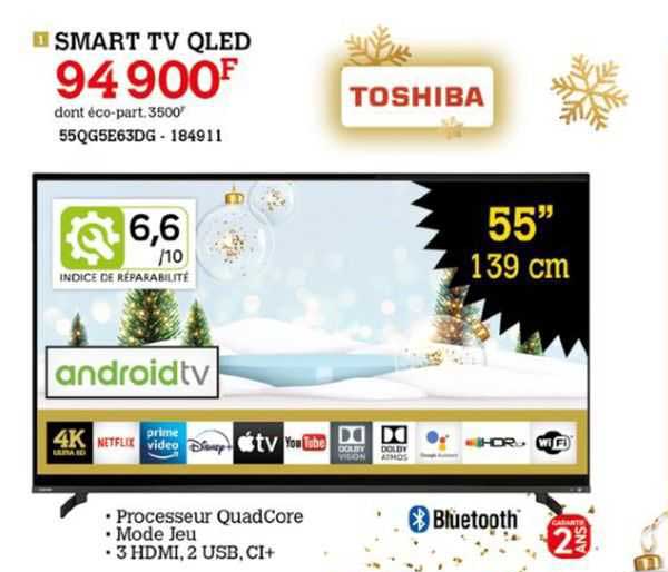 Smart Tv Qled 55" 139 Cm Toshiba