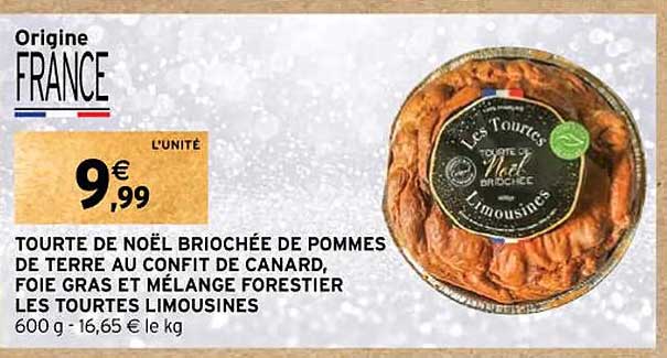 tourte de noël briochée de pommes de terre au confit de canard, foie gras et mélange forestier les tourtes limousines