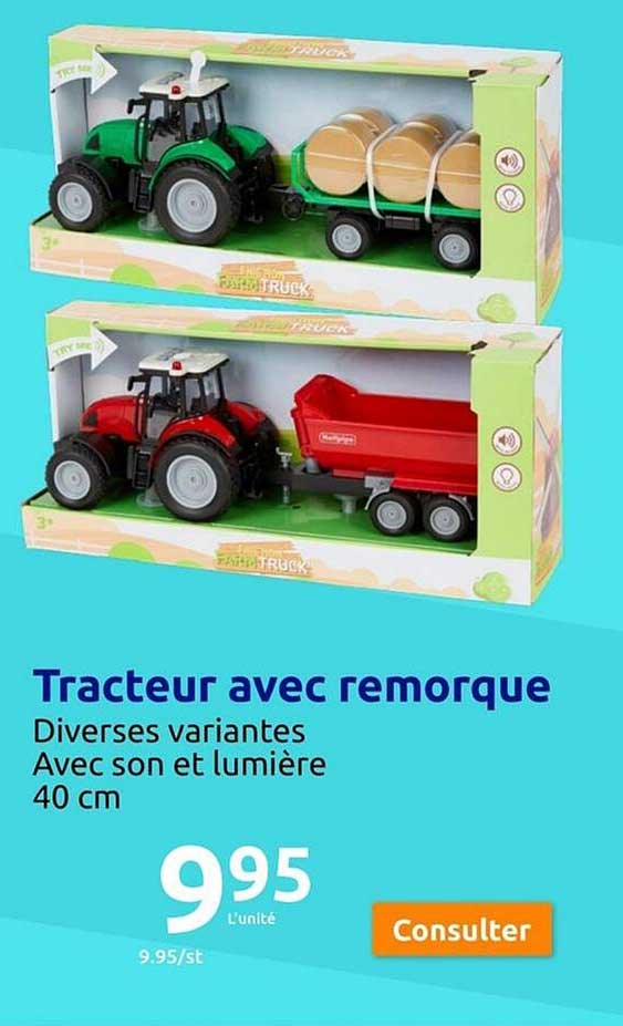 Tracteur Avec Remorque