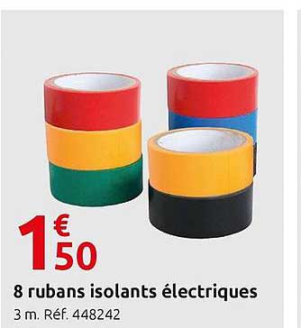 8 rubans isolants électriques