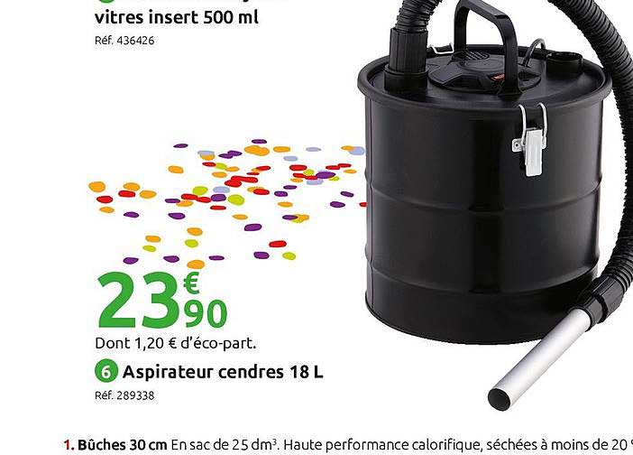 Aspirateur Cendres 18 L