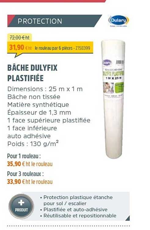 Bâche Dulyfix Plastifiée