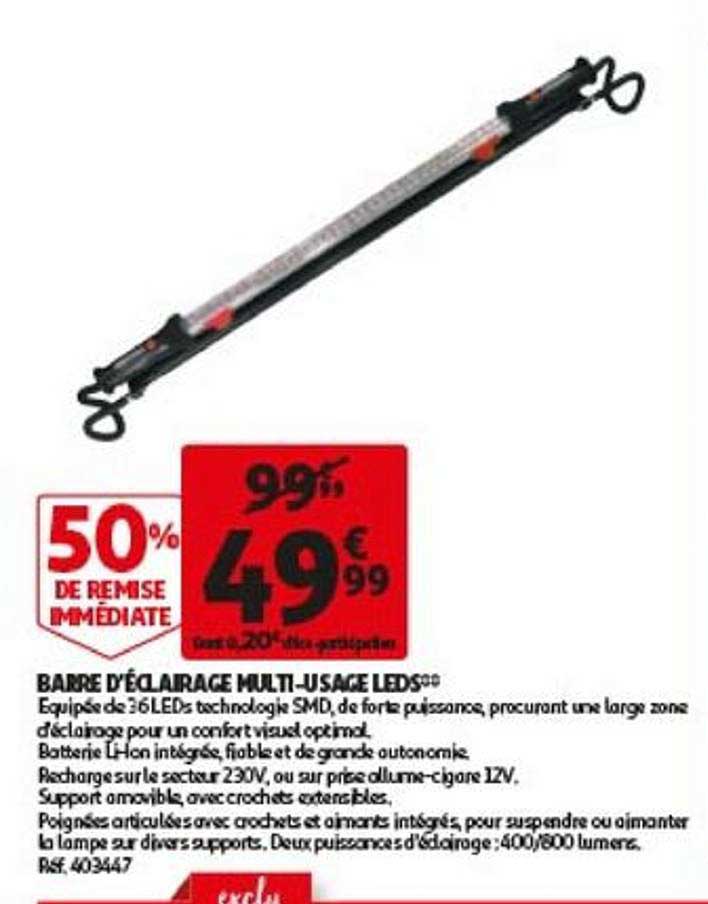 barre d'éclairage multi-usage leds