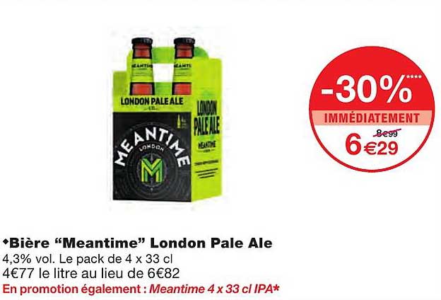 bière "meantime" london pale ale