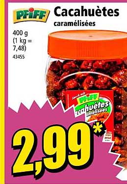 Cacahuètes Caramélisées Pfiff