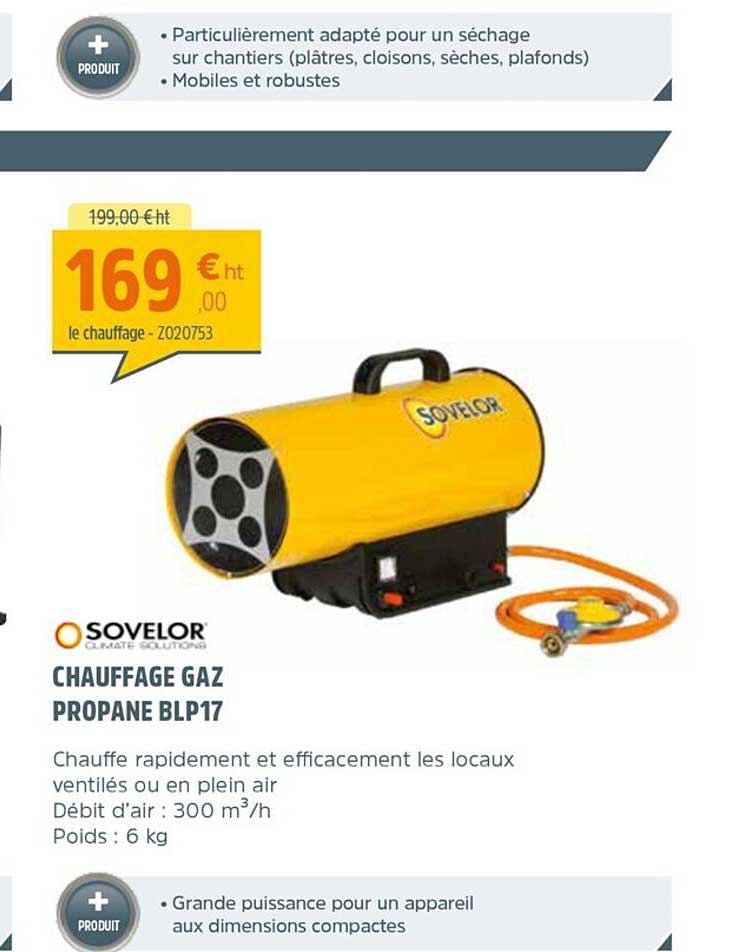 chauffage gaz propane blp17 sovelor