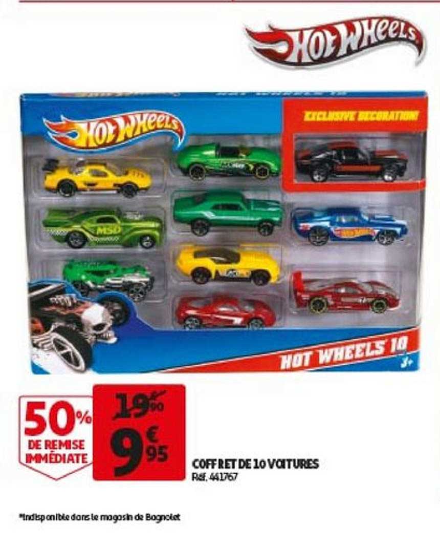 Coffret De 10 Voitures Hot Wheels