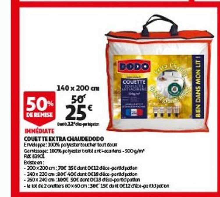 Couette Extra Chaude Dodo