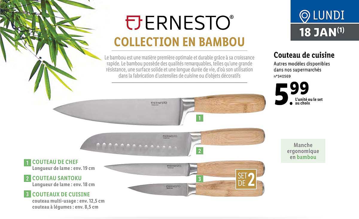 Couteau De Cuisine Ernesto