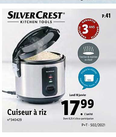 cuiseur à riz silver crest