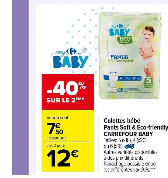 culottes bébé pants soft & eco-friendly carrefour baby