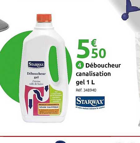 déboucheur canalisation starwax